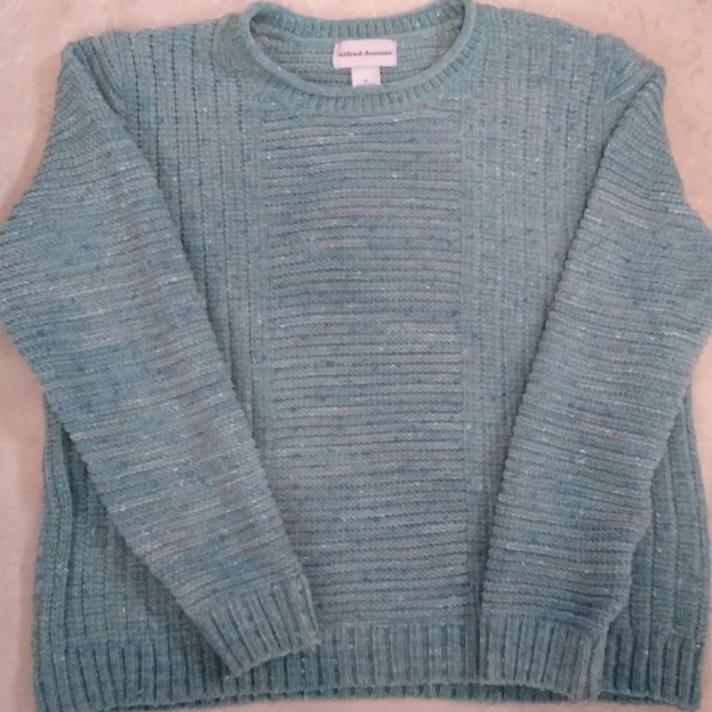 NWOT Alfred Dunner Teal Green XL Lady's Pullover Sweater